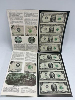 Lot 465 - A Pair of USA Bureau Of Engraving Printing $1...