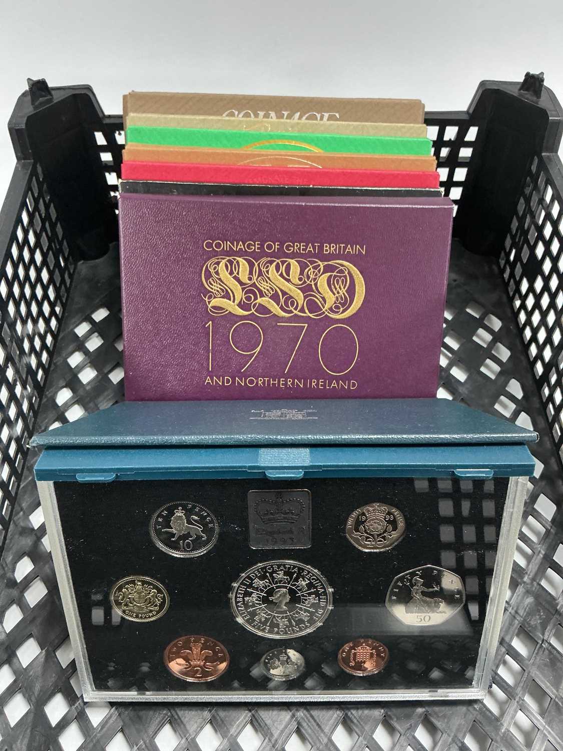 Lot 446 - Collection Of Eight Royal Mint Proof Year Coin...