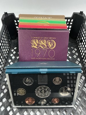 Lot 446 - Collection Of Eight Royal Mint Proof Year Coin...