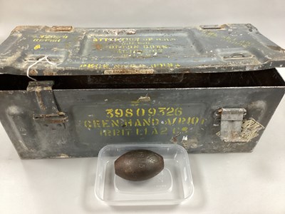 Lot 733 - World War I British Army No. 16 Oval Pattern...