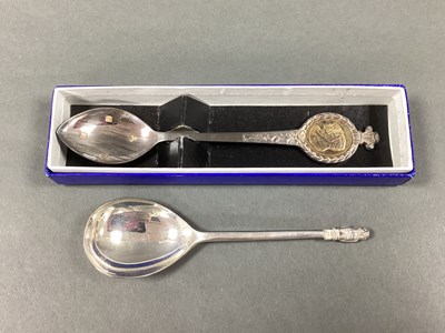 Lot 68 - A Hallmarked Silver Owl Top Spoon, CJ Vander,...