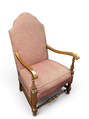 Lot 1563 - XX Century Armchair, with an upholstered back...