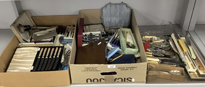 Lot 230 - A Large Collection of Assorted Plated Cutlery,...