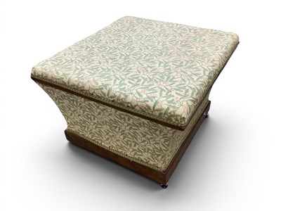 Lot 1556 - XIX Century Walnut Framed Ottoman Stool, with...