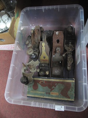 Lot 1141 - Woodworkers Planes, including Paramo No 10,...