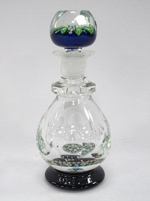 Lot 1257 - Perthshire Millefiori Art Glass Perfume Bottle,...