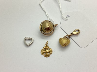 Lot 127 - A Jerusalem Bethlehem Spherical Pendant,...