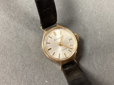 Lot 243 - Accurist Dainty 9ct Gold Cased Ladies...