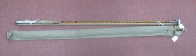 Lot 1131 - Anne Weathery Spit Cane Fishing Rod, Bamboo...