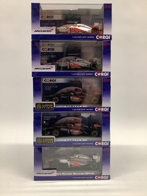 Lot 657 - Five Corgi Vanguards 1:43rd scale diecast...