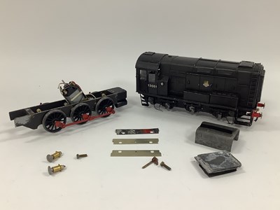 Lot 761 - A 7mm Brass Kit Built Class 08 0-6-0 Diesel...