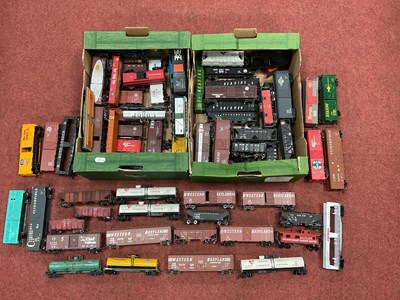 Lot 404 - Two boxes with approximately seventy-five HO...