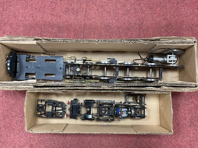 Lot 580 - Two Kit Built Steam Locomotive Rolling Chassis,...
