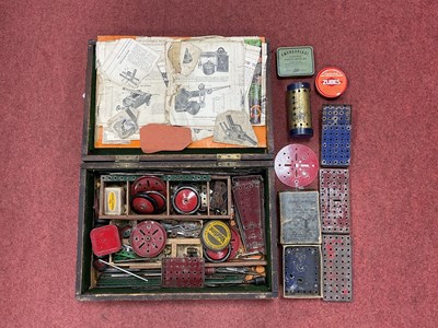Lot 739 - A Quantity of Playworn Meccano, contained in a...