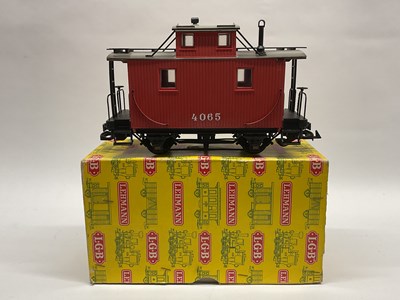 Lot 785 - A Boxed LGB 'G' Gauge Four-Wheel American...
