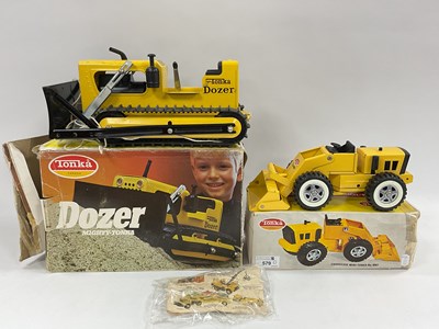Lot 579 - Two 1970s Tonka Toys No 1087 Loader and No...