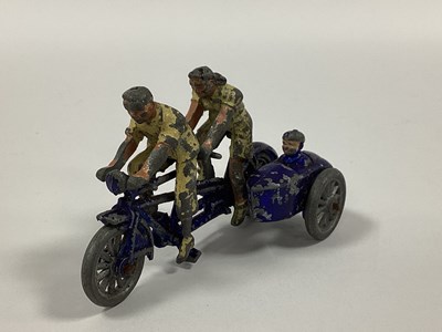 Lot 882 - A Mid XX Century Lead Tandem Bycycle and...
