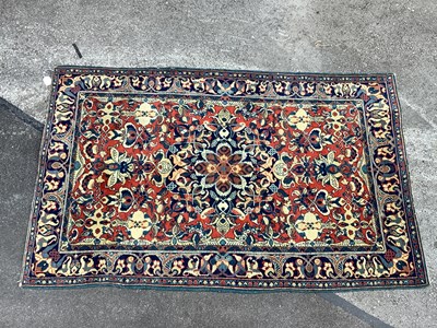 Lot 1564 - A Handmade Caucasian Rug decorated with all...