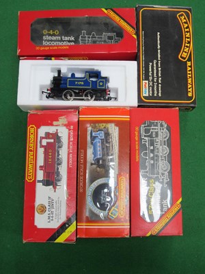 Lot 539 - Five "OO" Gauge/4mm Boxed Tank Steam...