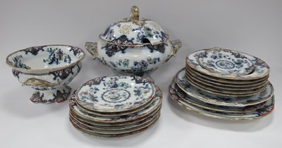 Lot 1268 - XIX Century Oleaster Pattern Ironstone...