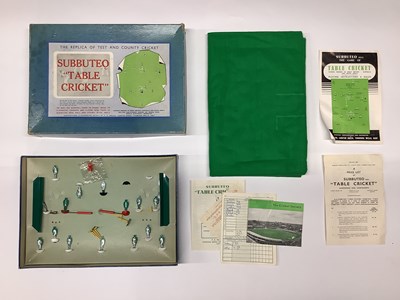 Lot 814 - A circa 1960's Subbuteo Table Cricket Game,...