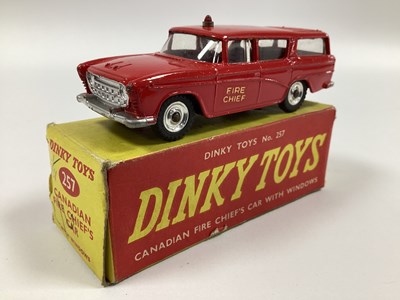 Lot 900 - Dinky Toys No 257 - Canadian Fire Chiefs Car,...