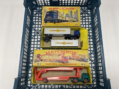 Lot 697 - Two Original Matchbox Major Packs No M-8 car...