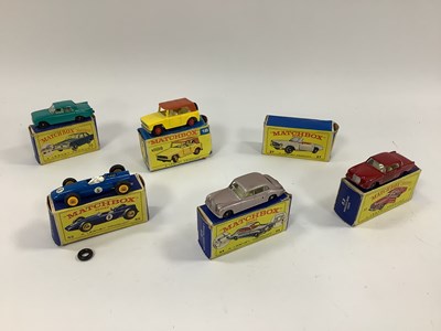 Lot 819 - Five Original Matchbox Regular Wheel 1-75's,...