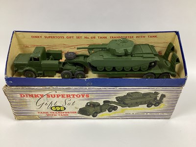 Lot 908 - Dinky Supertoys Gift Set No 698 Tank...