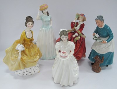 Lot 1216 - Royal Douton Figures Coralie H.N. 2307 'Top o'...