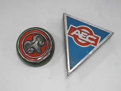 Lot 1309 - Vintage Automobilia A.E.C Dodge Triangular...