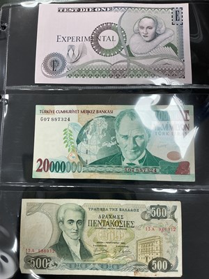 Lot 453 - Collection Of World Banknotes, includes GB,...