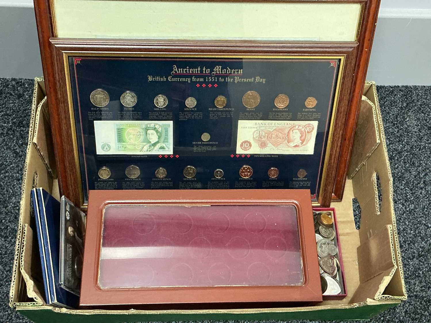 Lot 428 - Collection Of Coinage And Banknotes, includes...