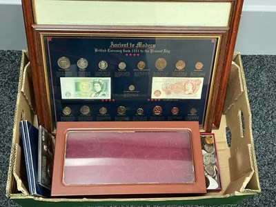 Lot 428 - Collection Of Coinage And Banknotes, includes...