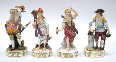 Lot 1082 - A Set of Four Royal Crown Derby Porcelain...