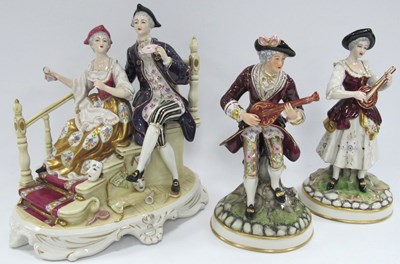 Lot 1230 - Epoca 1986 Phantom of the Opera Figure Group...