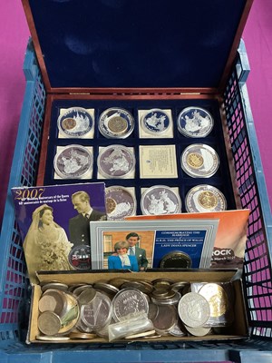 Lot 458 - Large Collection Of Coins, includes a history...