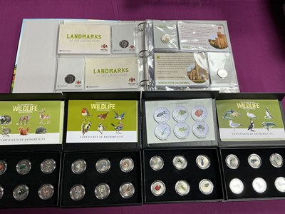 Lot 471 - Collection Of Five Coin Sets, includes four...