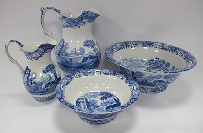 Lot 1205 - Spode Italian Jug and Bowl Sets (2).