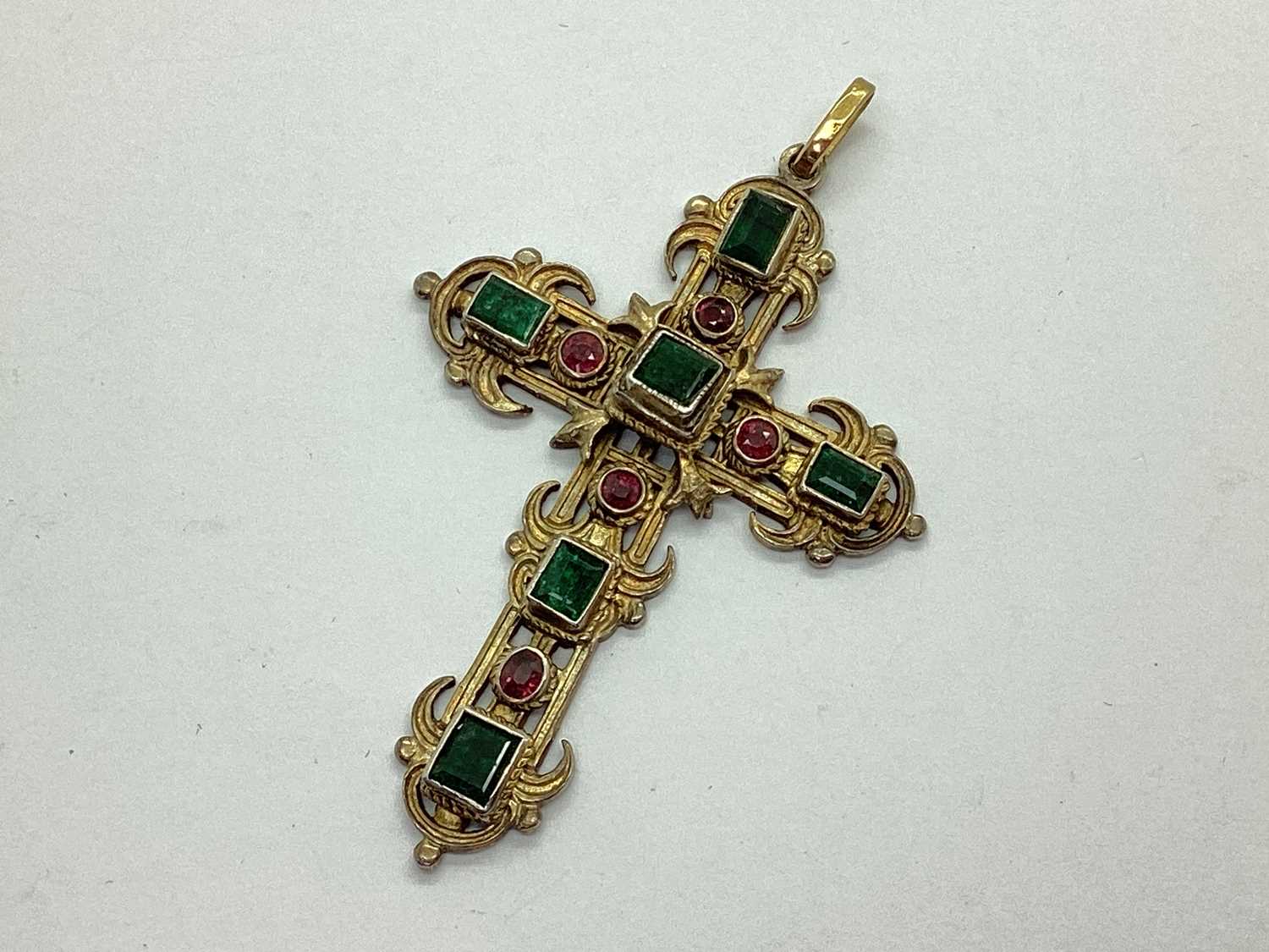 Lot 93 - An Antique Austro-Hungarian Cross Pendant,...