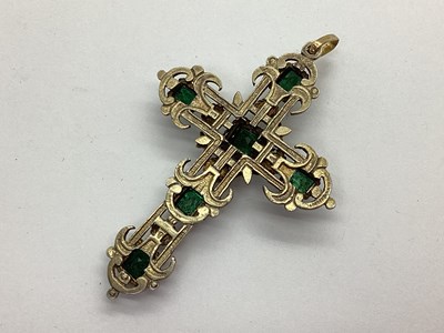 Lot 93 - An Antique Austro-Hungarian Cross Pendant,...