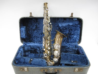 Lot 1299 - An Ida Maria Grassi Saxophone, with brass...