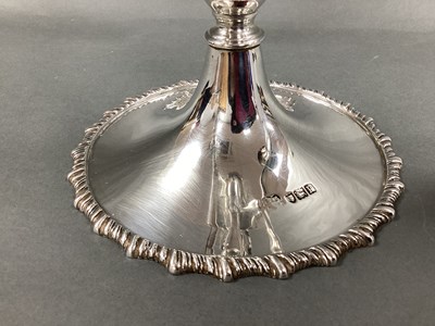 Lot 1 - A Hallmarked Silver Three Branch Four Flute...