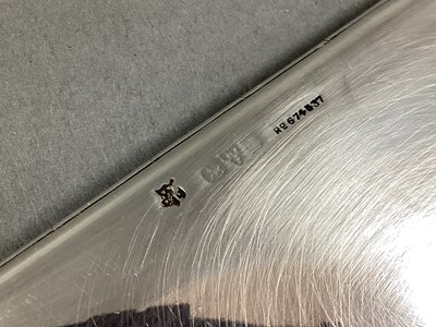 Lot 42 - A Chester Hallmarked Silver Slim Case, (marks...