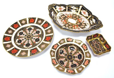 Lot 1018 - A Royal Crown Derby Porcelain Dish, of pieced...