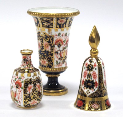Lot 1079 - A Royal Crown Derby Porcelain Candle...