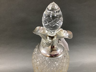 Lot 2 - An Edwardian Hallmarked Silver Mounted Cut...