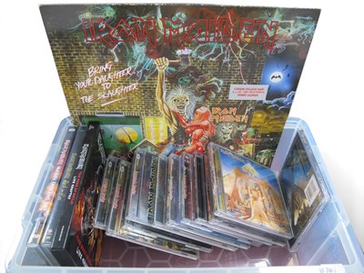 Lot 820 - Iron Maiden - Collector's interest lot, 12 CDS...