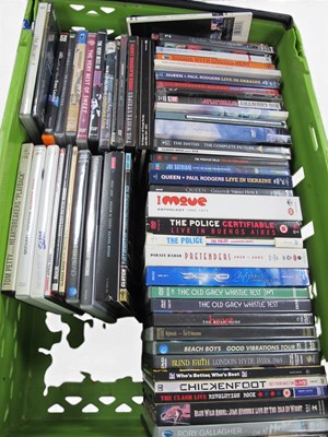 Lot 690 - Lot of 60+ Music DVDs, Rock + Pop.