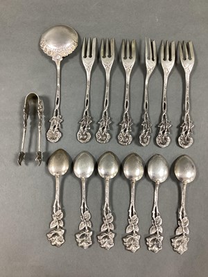 Lot 8 - A Set of Six Decorative Flower Design...